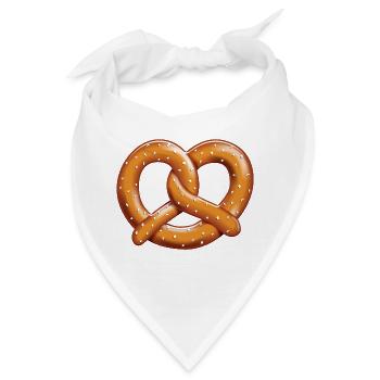 Brezel - Bandana - Weiß - Vorne