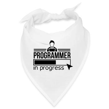 Programmierer - Bandana - Weiß - Vorne