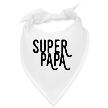 papa - Bandana - Weiß - Vorne