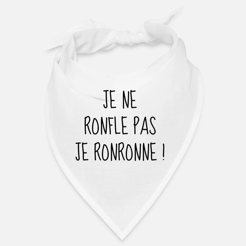 Je ne ronfle pas ! Je ronronne - Ronfler Ronfleur Bandana