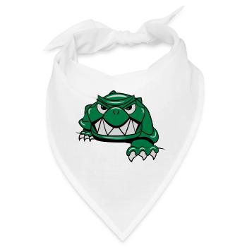 schildkröte horror - Bandana - Weiß - Vorne