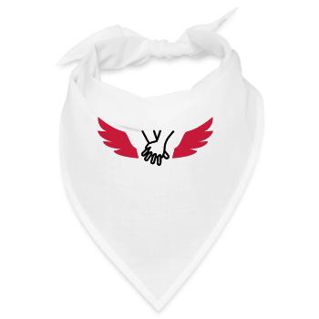 Erste Hilfe / Retter / Retterin / Arzt - Bandana - Weiß - Vorne