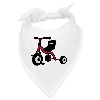 Dreirad - Bandana - Weiß - Vorne