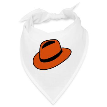 Hut - Bandana - Weiß - Vorne
