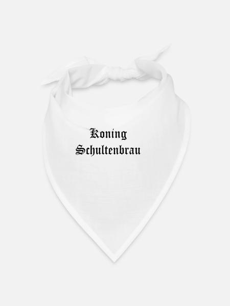 Koning schultenbrau original - Bandana - white - Front