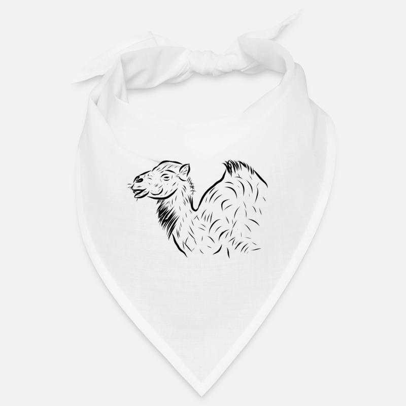 Kamel - Bandana - Weiß