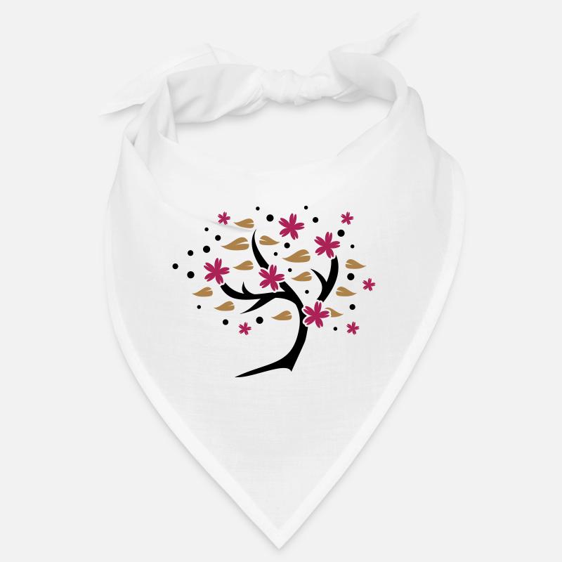 stylized cherry blossom tree in spring Bandana