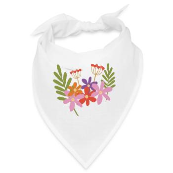 Frühling - Bandana - Weiß - Vorne