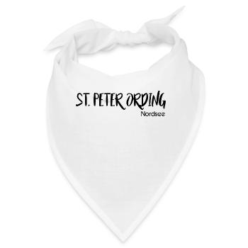 St Peter Ording - Bandana - Weiß - Vorne