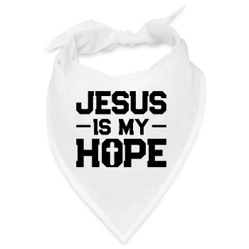 jesus hoffnung - Bandana - Weiß - Vorne