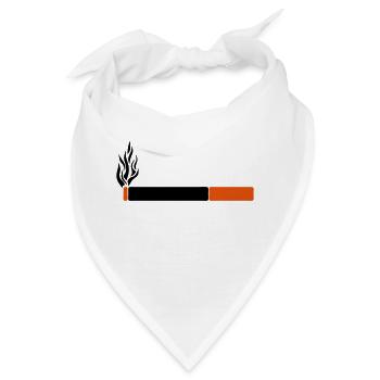 Zigarette Zigarette Zigarre Symbol ikone - Bandana - Weiß - Vorne