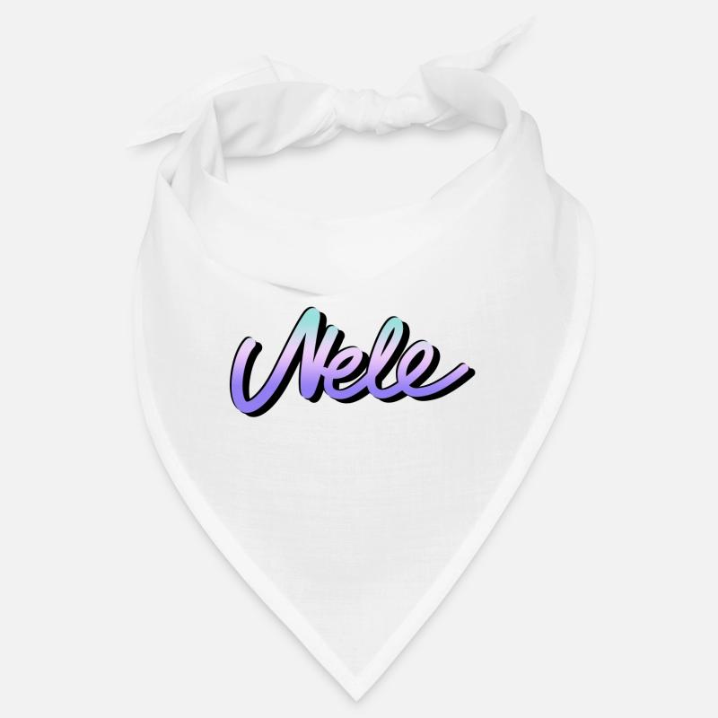 nele prénom name graffiti tag écriture coloré Bandana