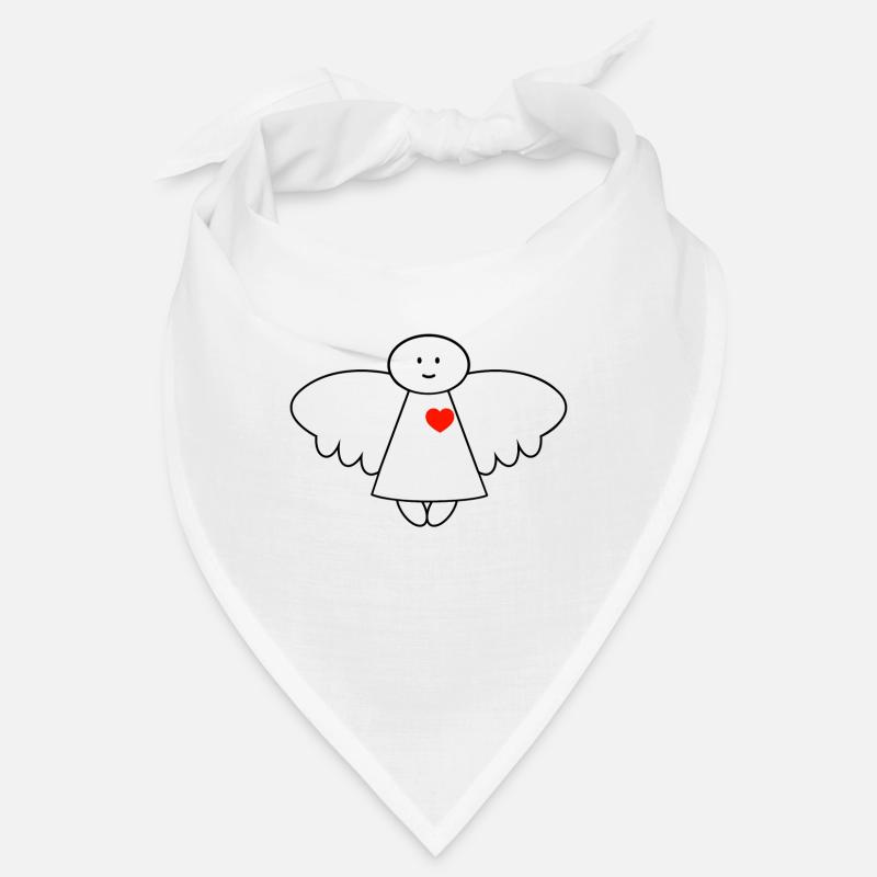 Schutzengel - Bandana - Weiß