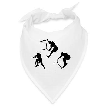 Stuntscooter Tricks - Bandana - Weiß - Vorne