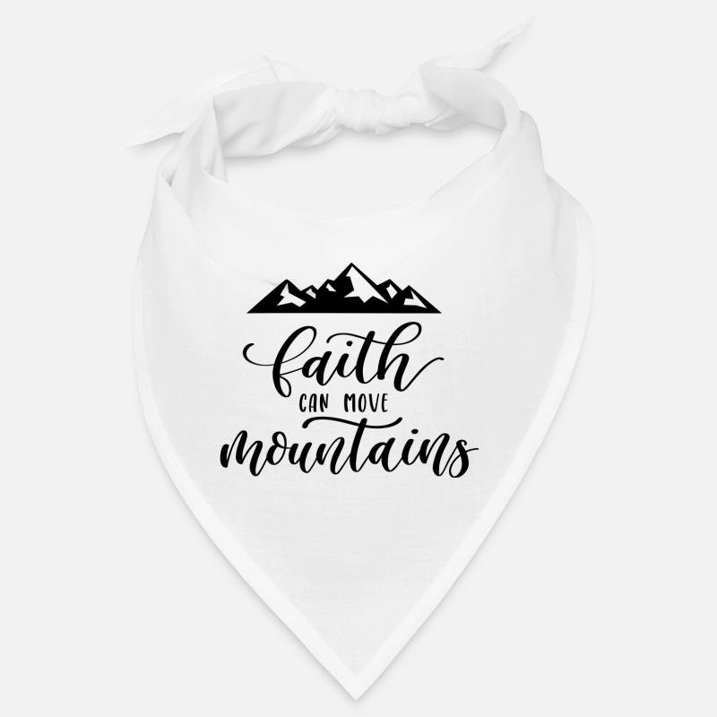 Glaube kann Berge versetzen Zitat Bandana