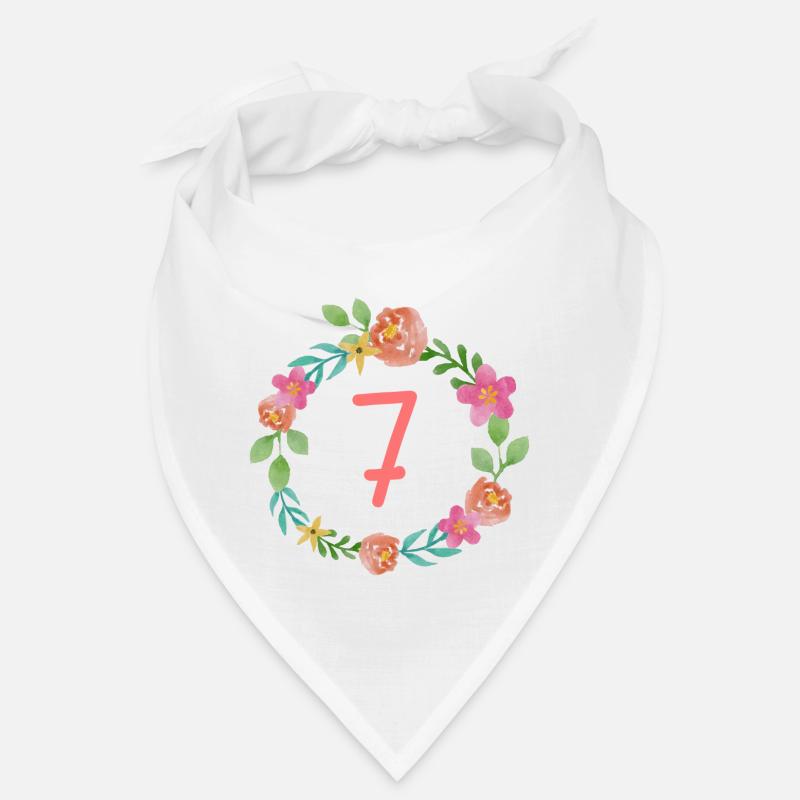 7 Geburtstag Geburtstagsshirt Bandana