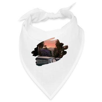 Hollywood Sign - Bandana - Weiß - Vorne