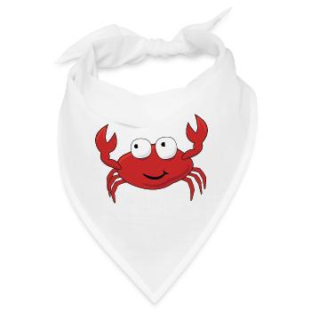 Krebs - Bandana - Weiß - Vorne