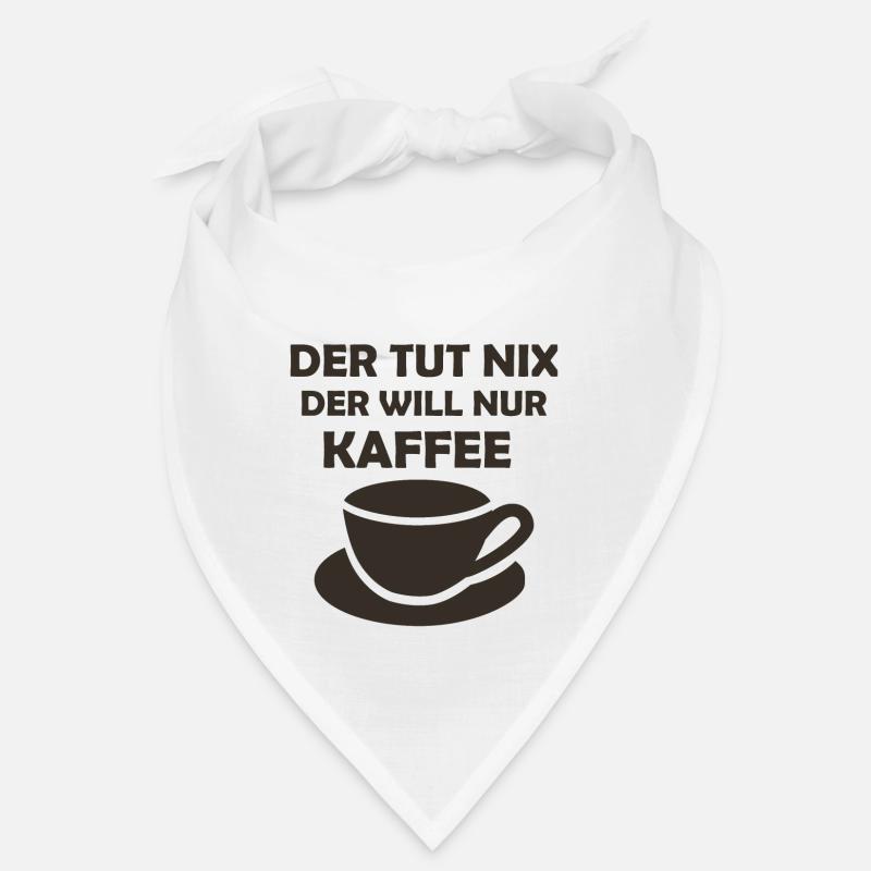 Kaffee Spruch Büro Bandana