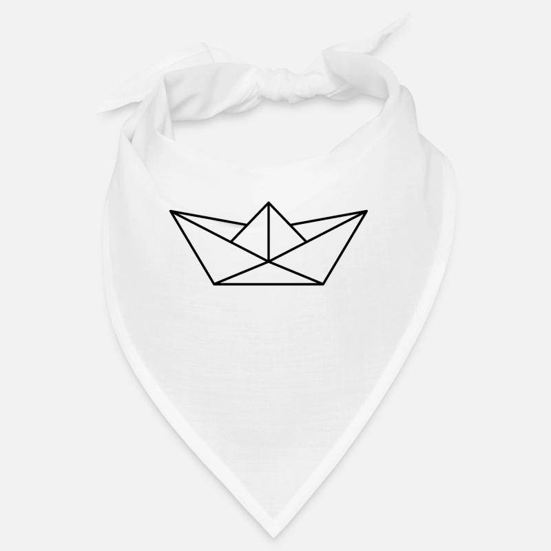 bateau en papier Bandana