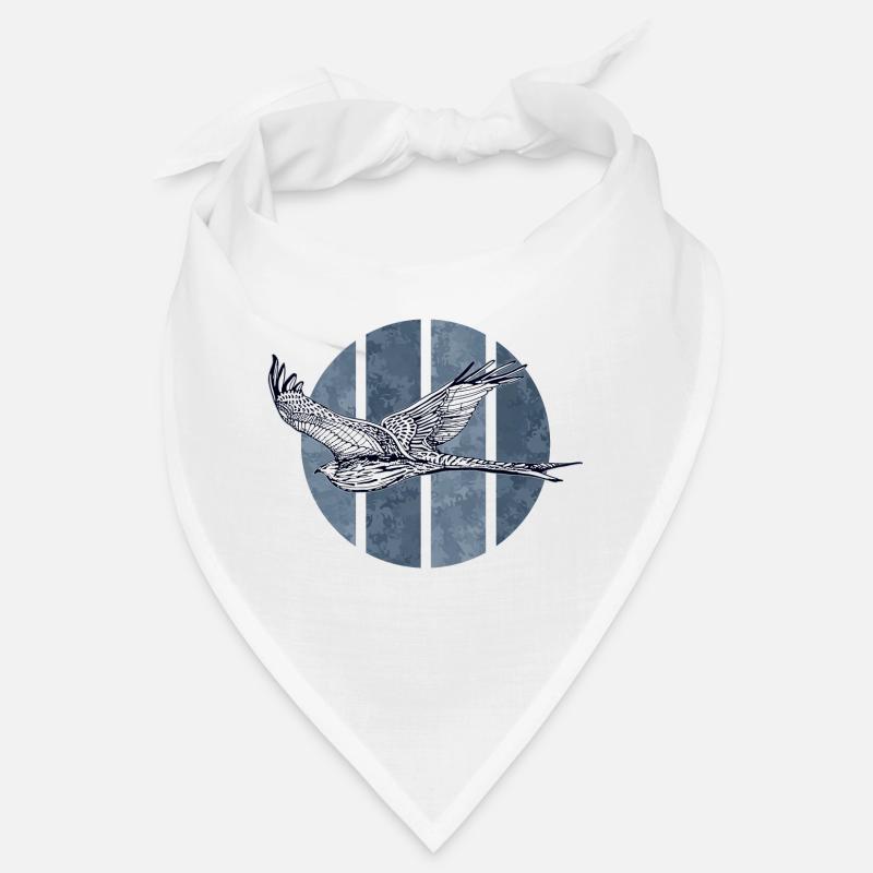 Bird - Bandana - white