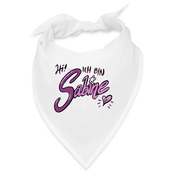 Sabine - Bandana - Weiß - Vorne