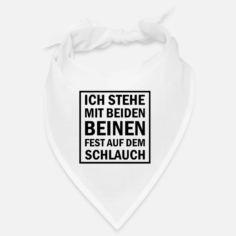 Lustiger Spruch - Bandana - Weiß
