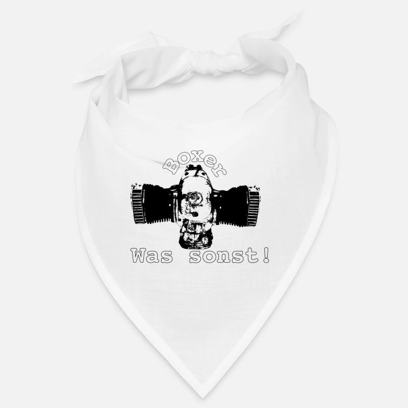 Boxer was sonst! weiss/transparent Boxermotor Logo Bandana