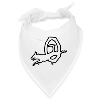 agility hund sport - Bandana - Weiß - Vorne