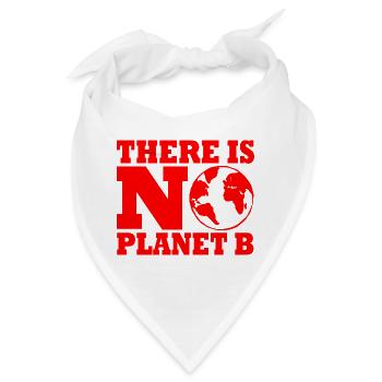 There is no planet B - Bandana - Weiß - Vorne