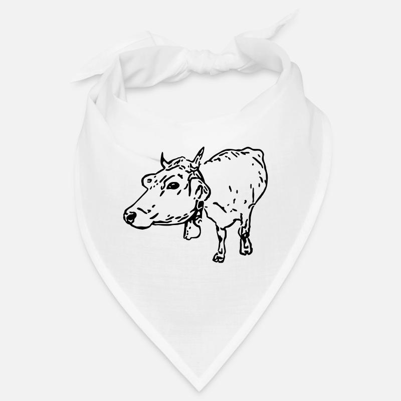 Braunvieh (1c, dairy cow, comic style) Bandana