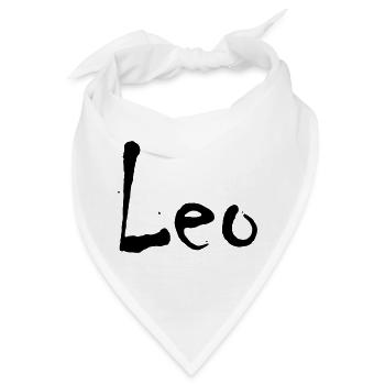 Leo - Bandana - Weiß - Vorne