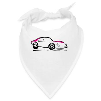 Auto Car - Bandana - Weiß - Vorne