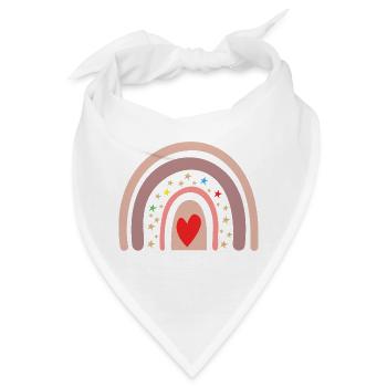 Rainbow - Bandana - Weiß - Vorne