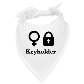 Keyholder - Bandana - Weiß - Vorne