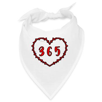 AMOUR LOVE 365 Tage im Jahr - Bandana - Weiß - Vorne