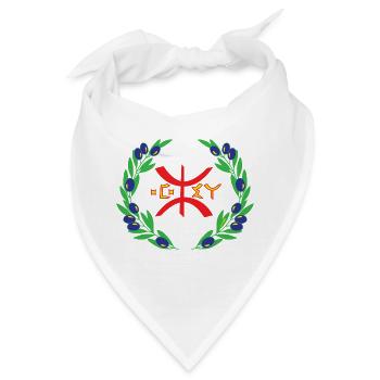 Z AMAZIGH BERBER FLAGGE - Bandana - Weiß - Vorne