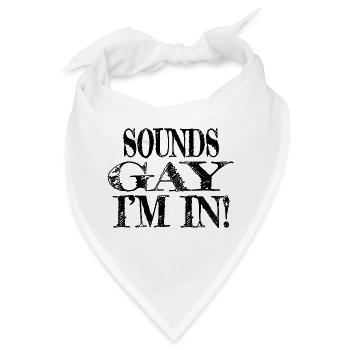 feminism female pride outfits lgbtqi and statement - Bandana - Weiß - Vorne