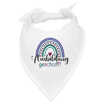 Ausbildung Geschafft Abschiedsgeschenk Ausbildung - Bandana - Weiß - Vorne