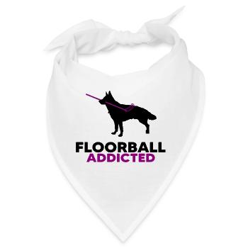 floorball floorballer unihockey - Bandana - Weiß - Vorne