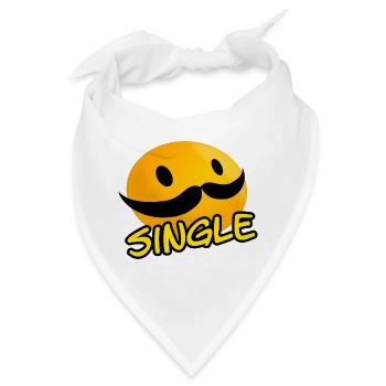 Single - Bandana - Weiß - Vorne