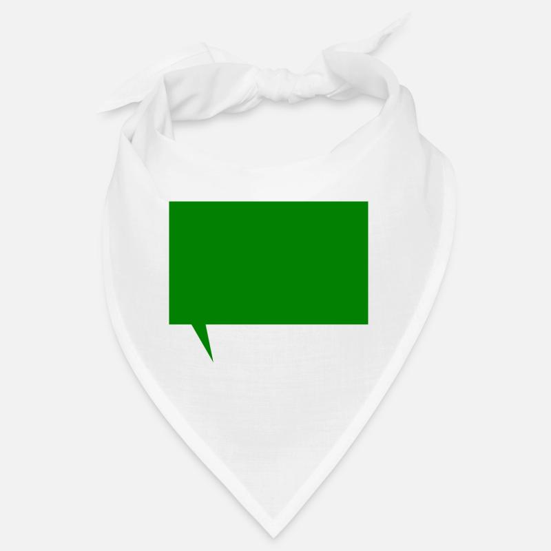 Text message template to design yourself - Bandana - white