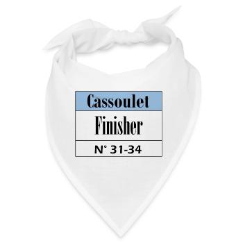 Cassoulet Finisher Languedoc - Bandana - Weiß - Vorne