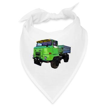 IFA L60 mit Ballonreifen Allrad 4x4 Kipper - Bandana - Weiß - Vorne