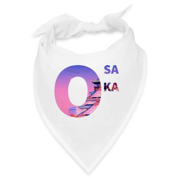Osaka - Bandana - Weiß - Vorne