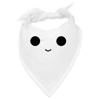 Cute face - Bandana - Weiß - Vorne