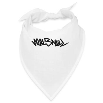 030 Berlin - Graffiti Handstyle - Bandana - Weiß - Vorne