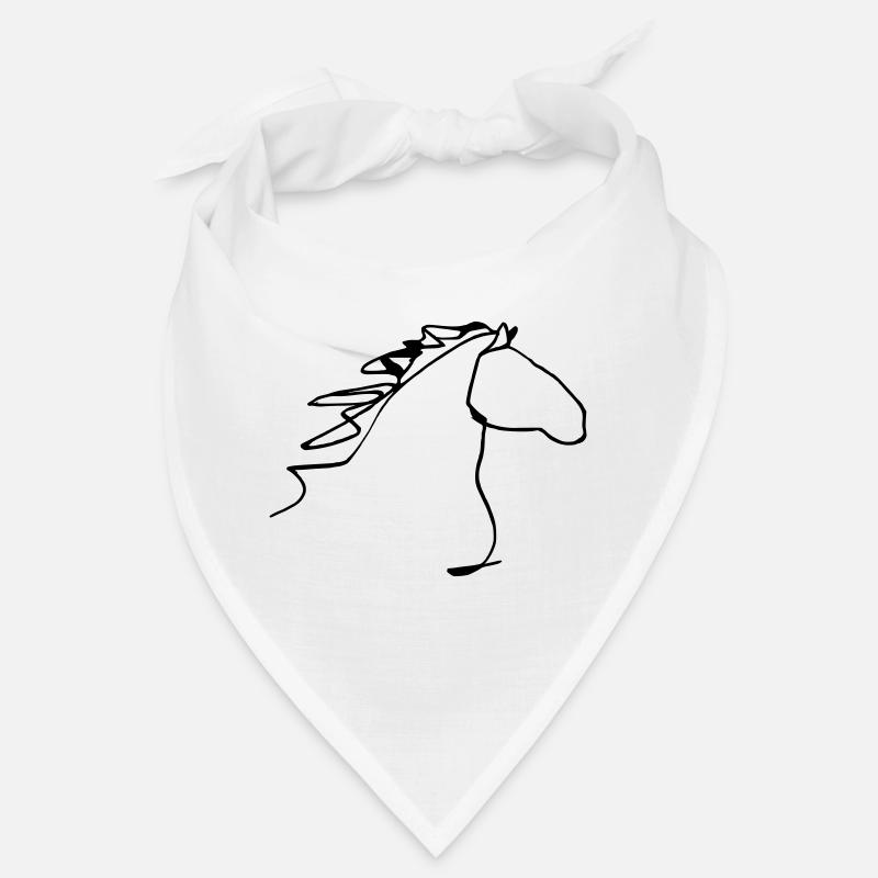 Pferdekopf oneline Bandana