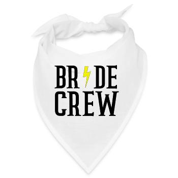 Braut Crew - Bandana - Weiß - Vorne