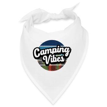 Camping Vibes - Bandana - Weiß - Vorne
